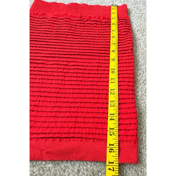 BCBG Paris Women Sweater Skirt Deep Pink Medium/Large - Picture 5 of 6